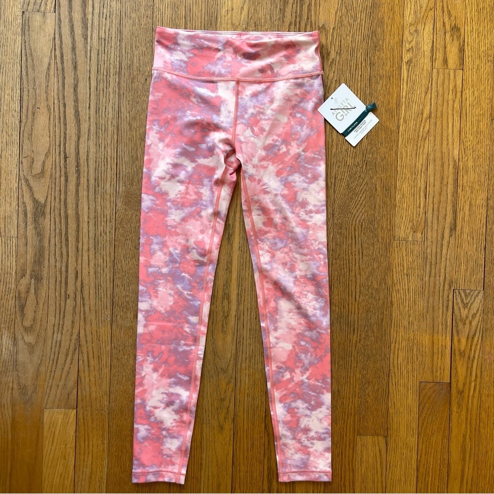 Athleta Girl High Rise Printed Chit Chat Tight 982647 Size Large NWT